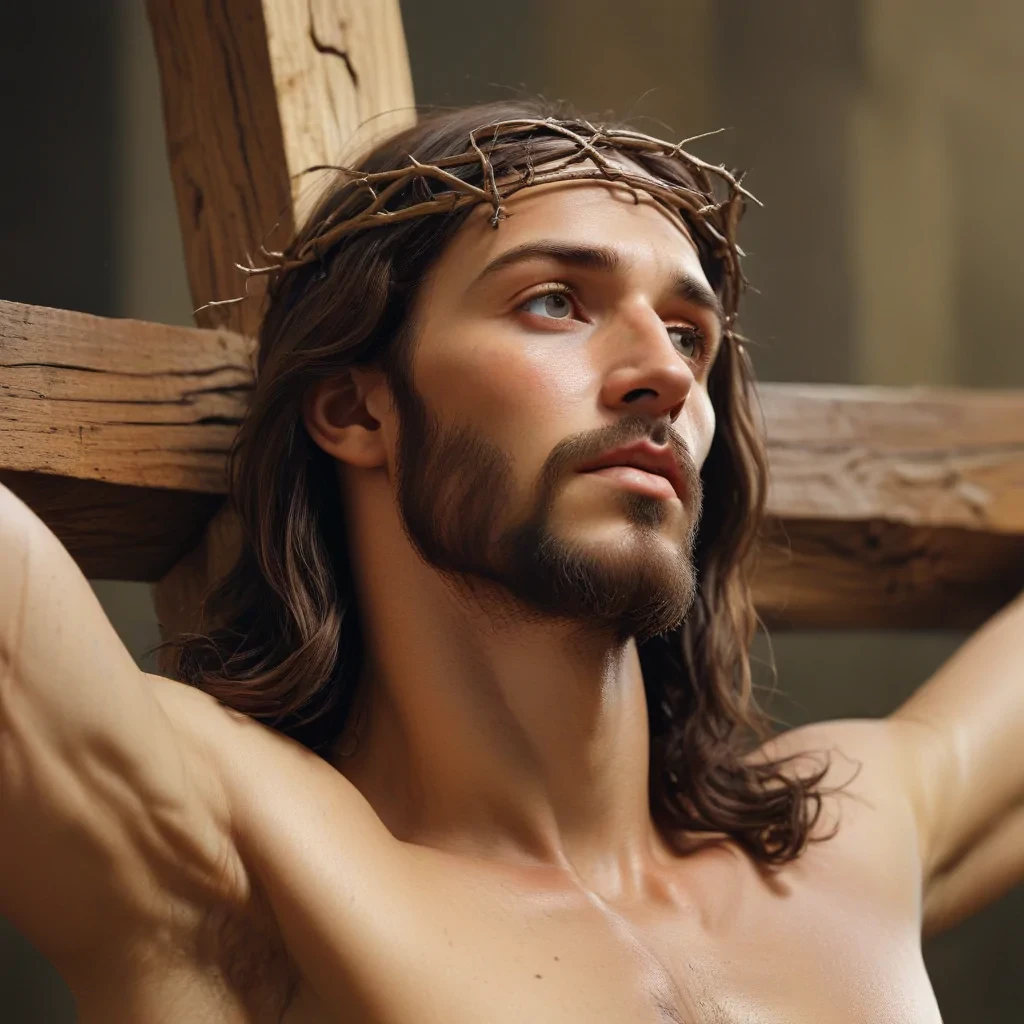 a picture of jesus on the cross