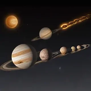 solar system png