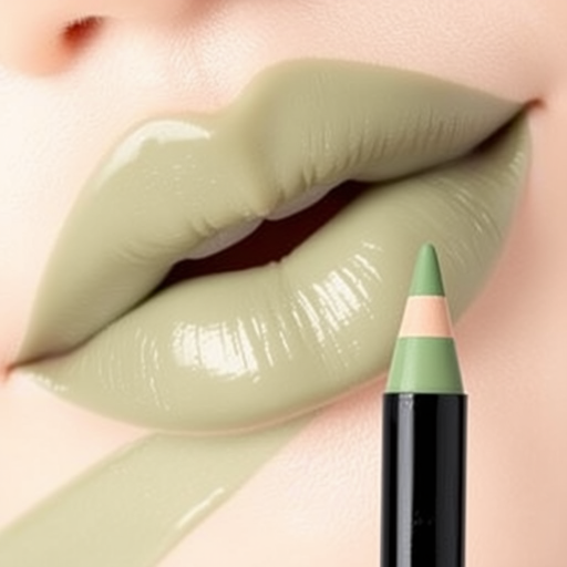 Muted sage green "Botanical Whisper" lip liner with a creamy, blendable texture, perfect for creating ombre effects or worn alone for a unique look