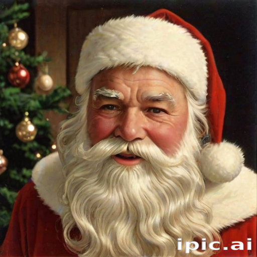 images of vintage santa