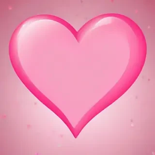 pink heart clipart