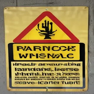 warning sign