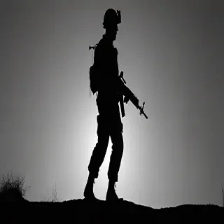 soldier silhouette