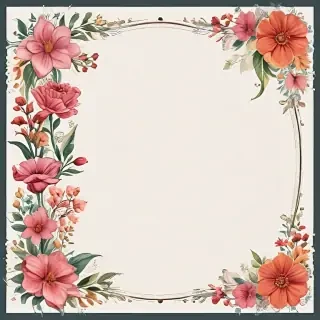 floral page borders
