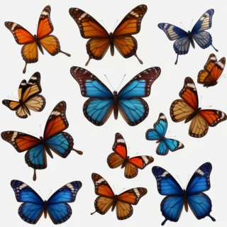 butterflies png transparent