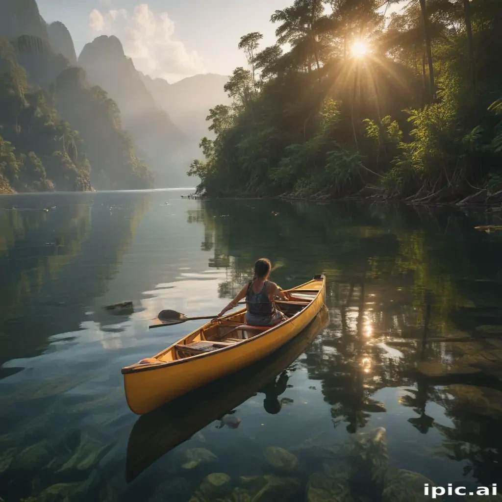 canoeing png