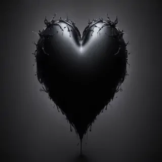 black heart background