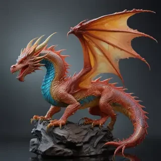 transparent dragon