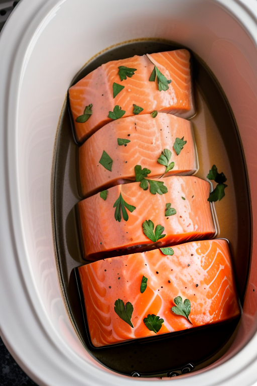 salmon crock pot slow cooker recipe
