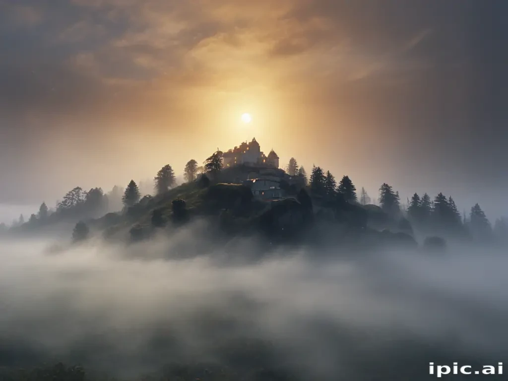 foggy background