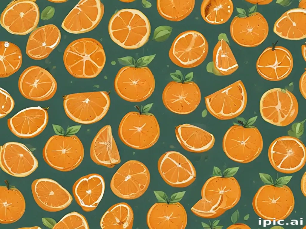 cute orange wallpaper