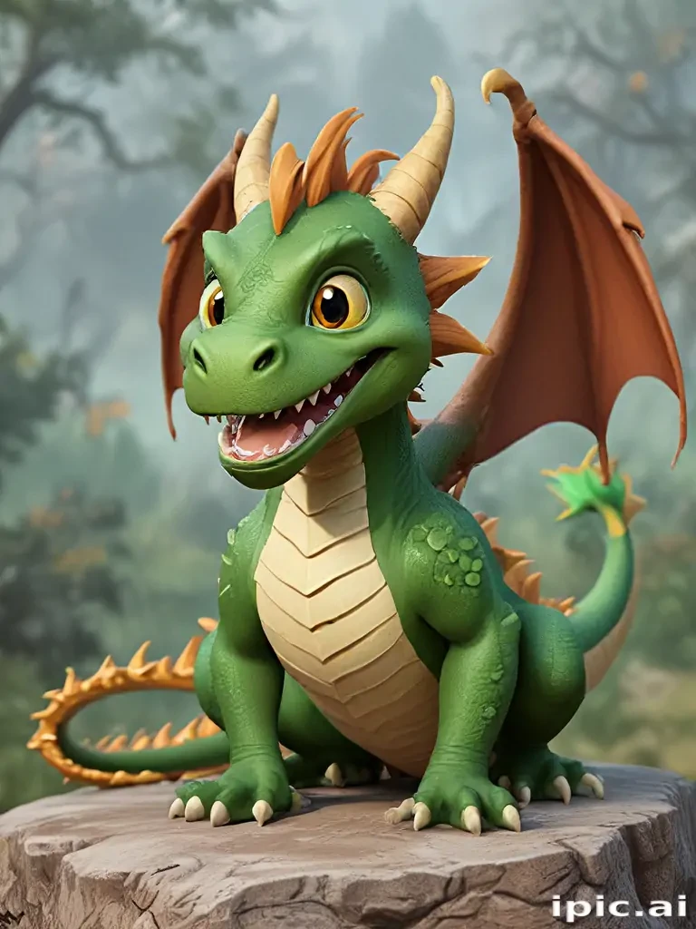 cartoon of a dragon
