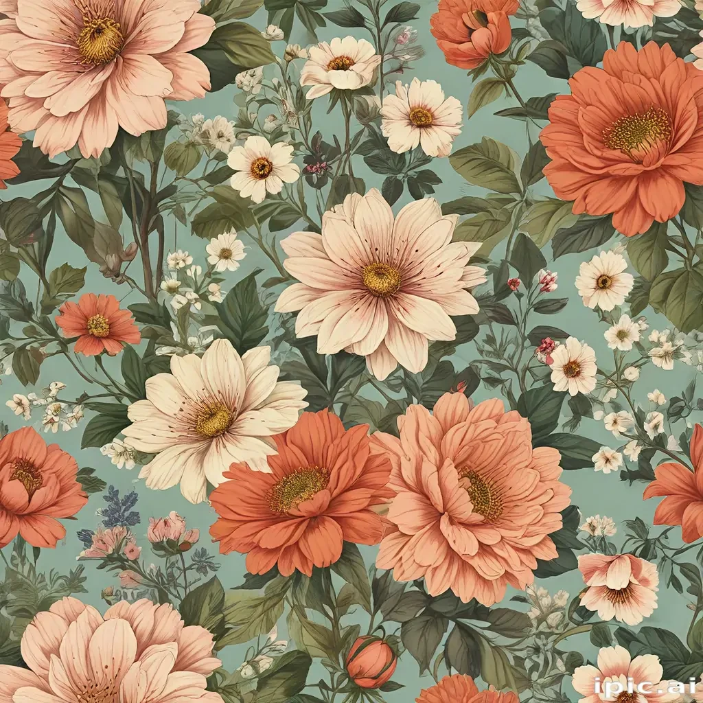 vintage flower illustration