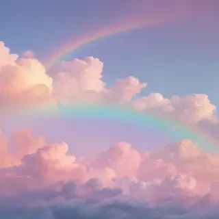 pastel rainbow bg