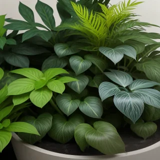 zoom background plants