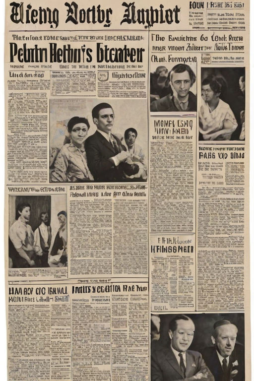 newspaper collage png