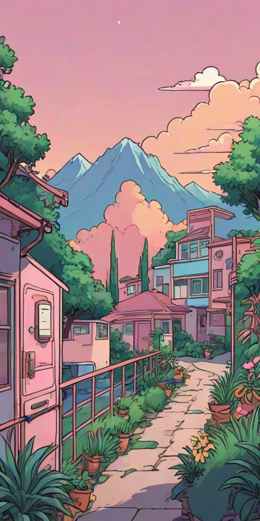 aesthetic wallpaper cartoon