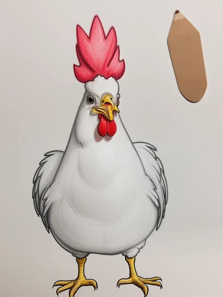 chicken drawing
