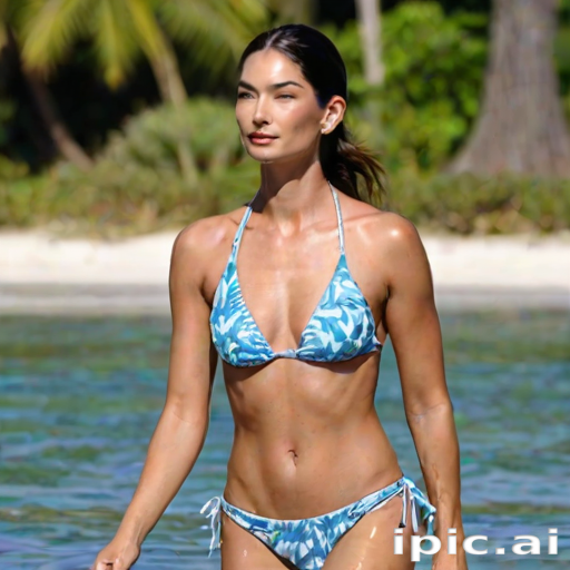 Lily Aldridge in bikini