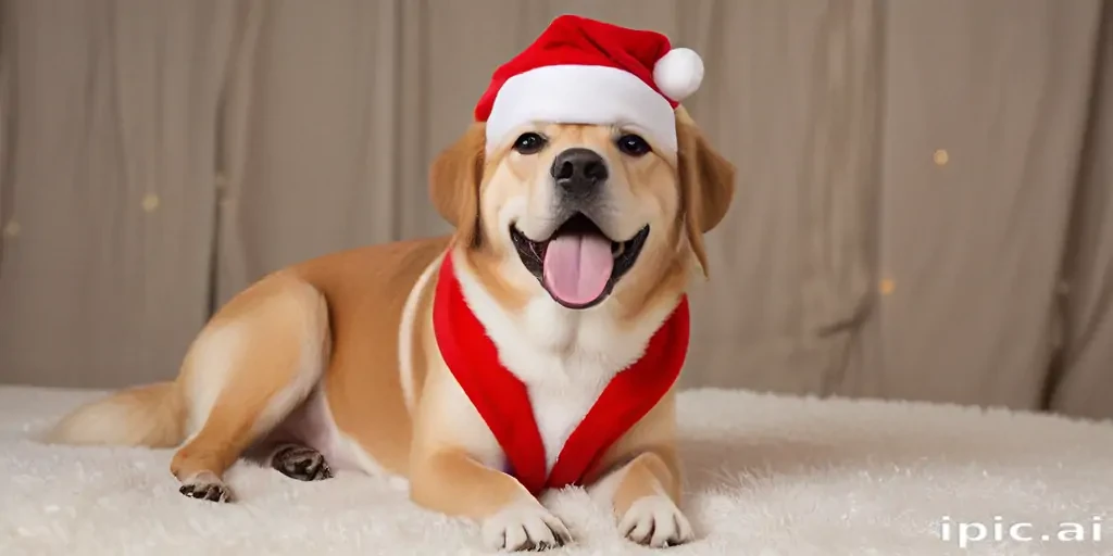 pictures of dogs christmas