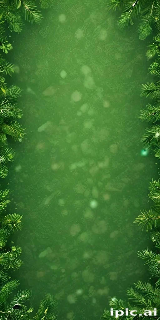 green christmas wallpaper