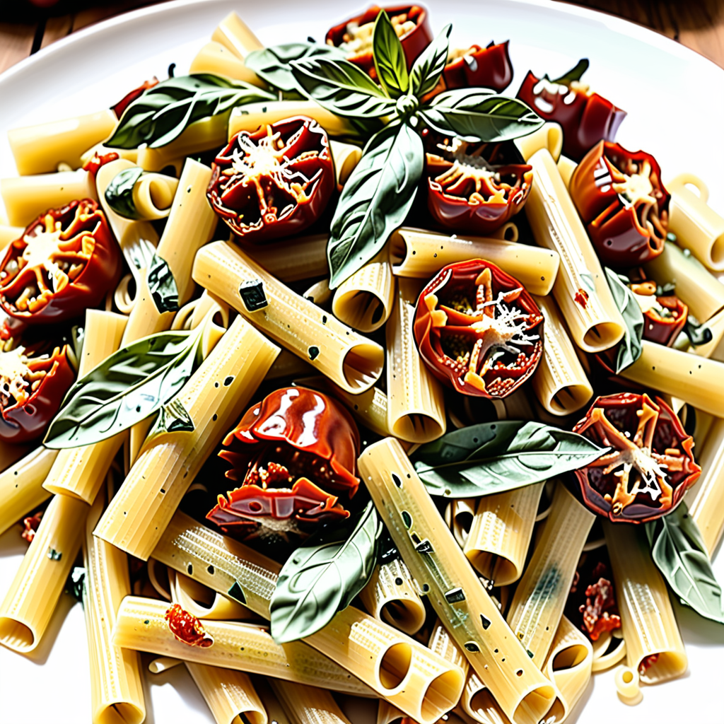 pasta sun dried tomatoes artichokes