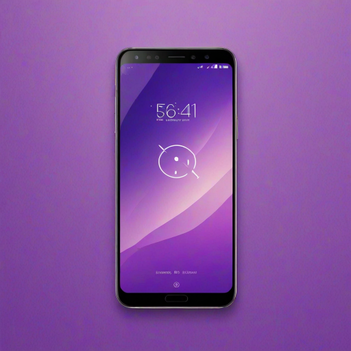 purple lockscreen