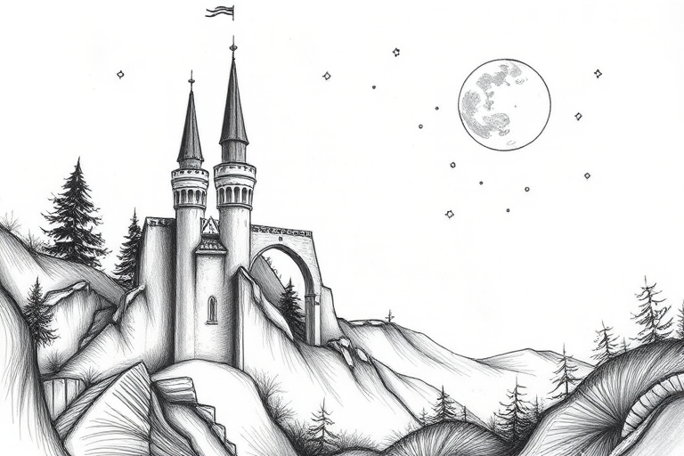 drawings black and white