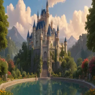 castle in cartoon