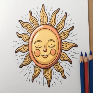 sun doodle