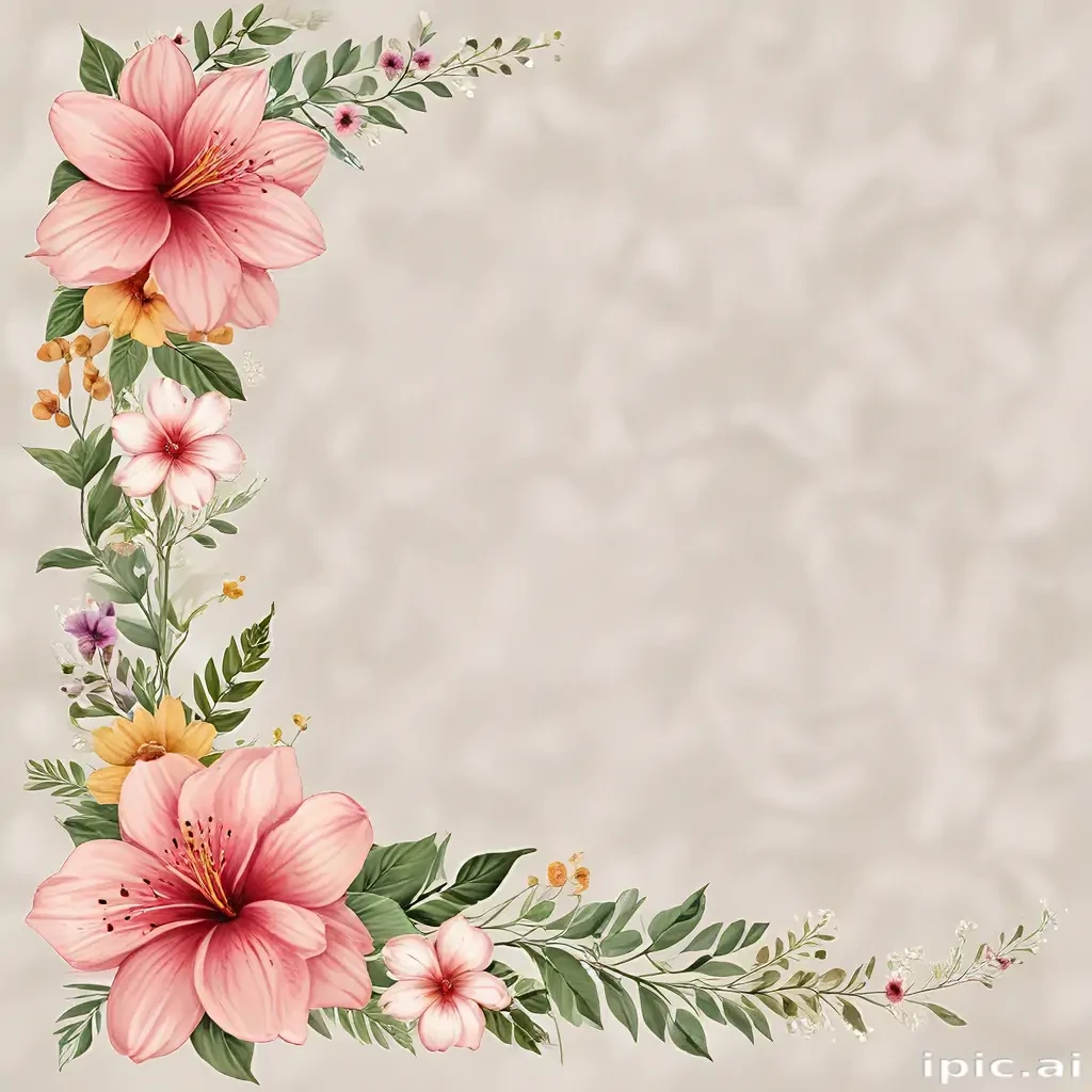 png border flower