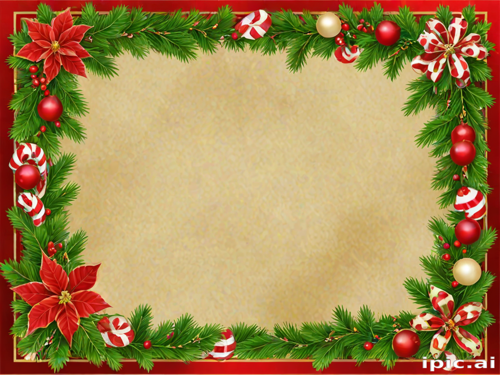 frame clipart christmas