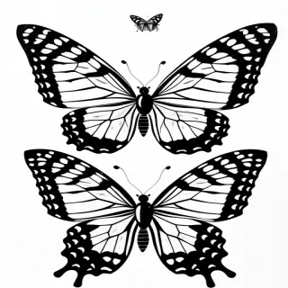 buterfly drawings