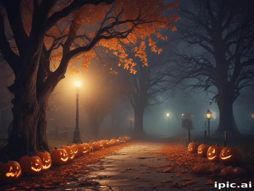 halloween aesthetic background