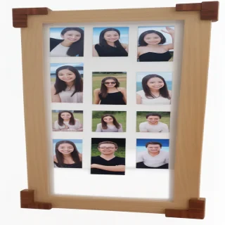 transparent photo frame