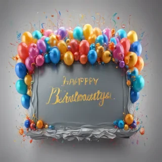 happy birthday transparent