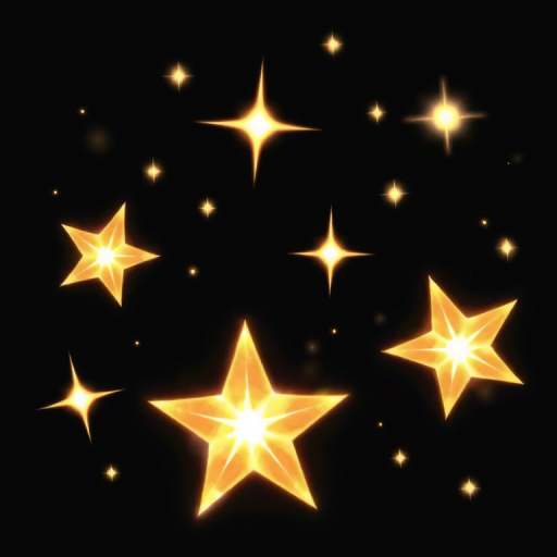 sparkling stars png