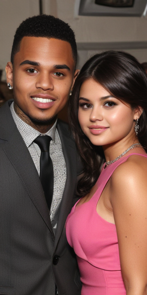 chris brown and selena gomez