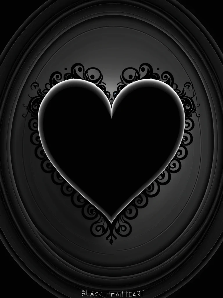 black heart wallpaper