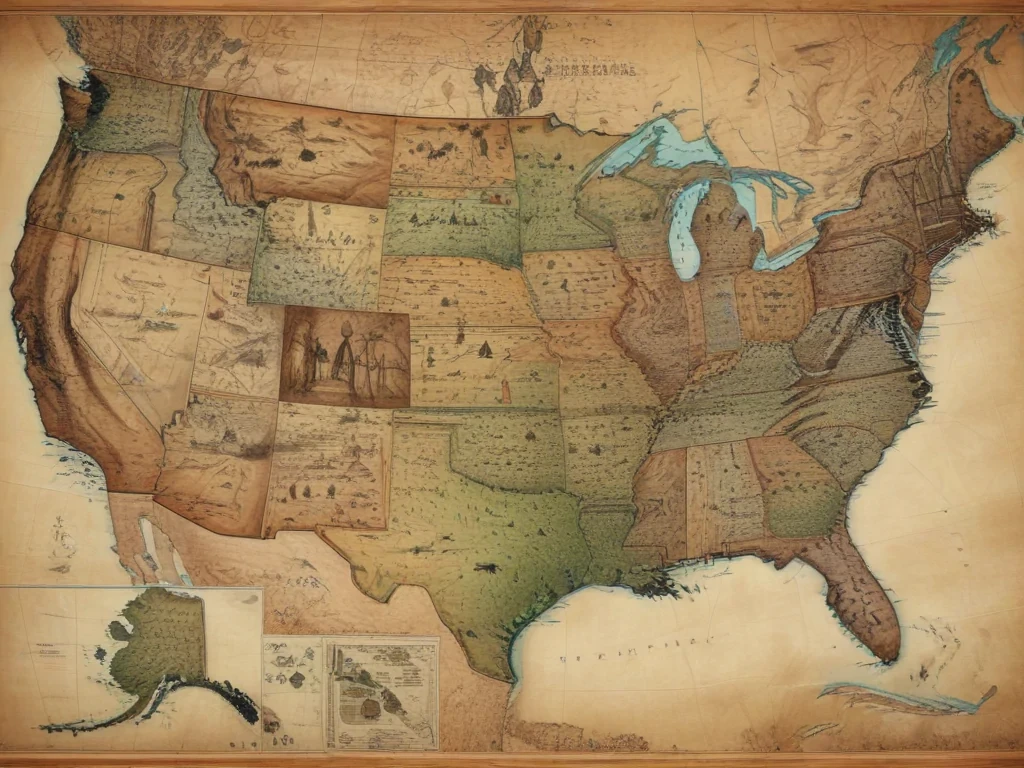 map of the us states