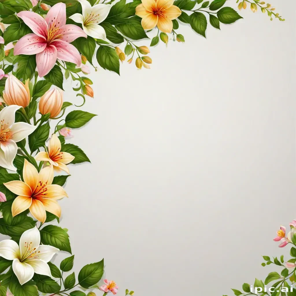 flowers border png