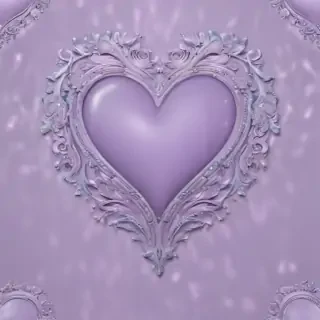 light purple heart wallpaper