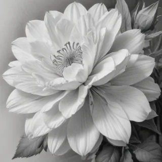 pencil drawings of flowers
