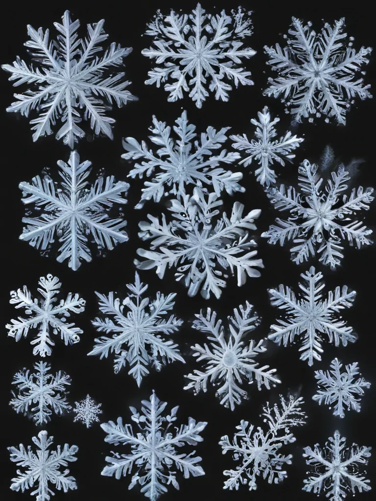 snowflakes clipart transparent background
