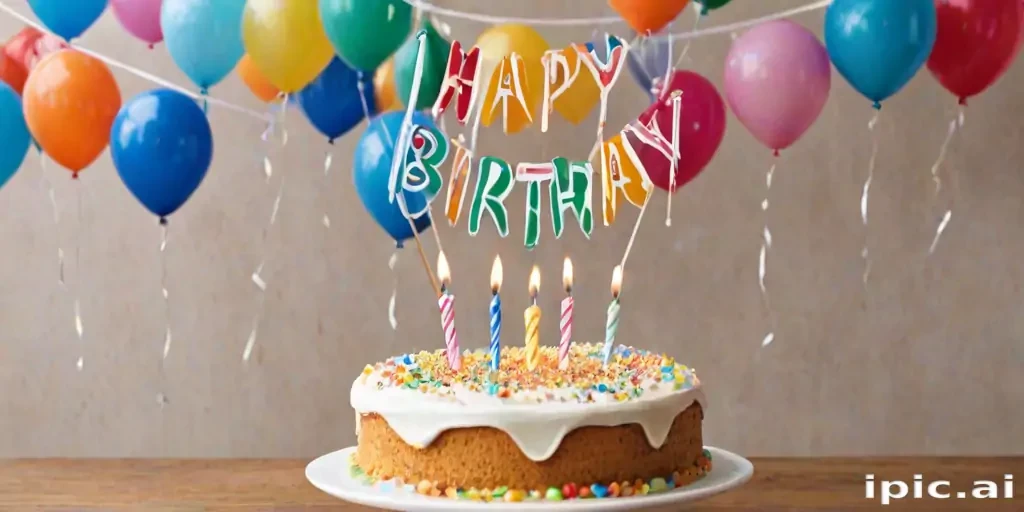 happy birthday transparent
