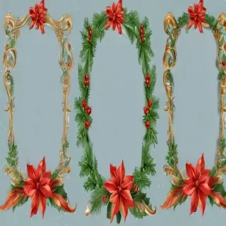 christmas clip art frames