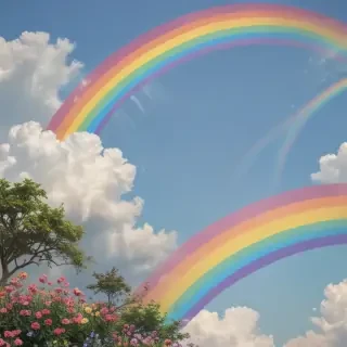 cute rainbow wallpaper