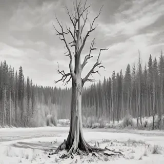 dead tree drawings