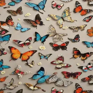 butterfly wall paper