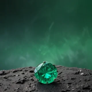emerald green background